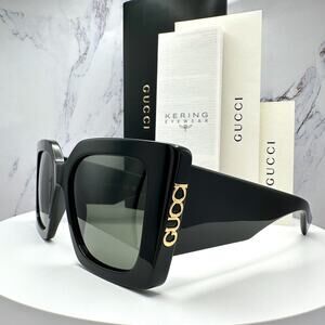 Gucci Sunglasses GG0048S 001 Gray Swarovski Crystal Frames Hollywood Forever Gucci Hollywood Forever GG0974S 001 Sunglasses - US main image 4